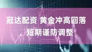 冠达配资 黄金冲高回落，短期谨防调整
